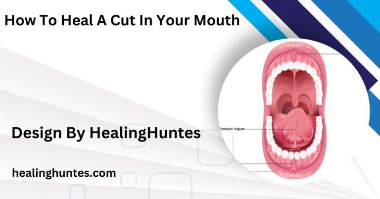 how to heal a cut in your mouth