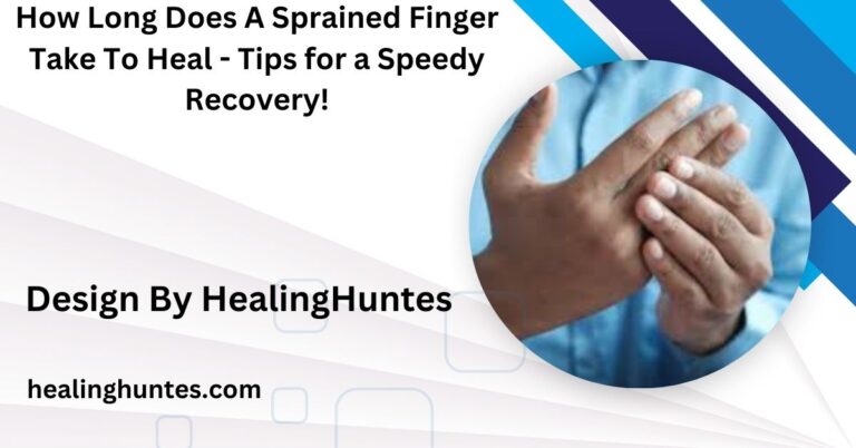 how long does a sprained finger take to heal