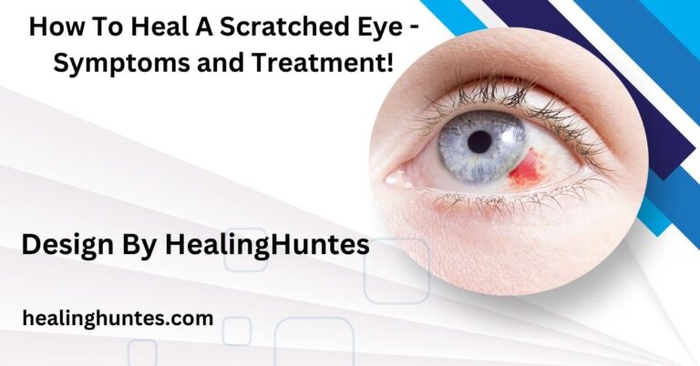 how to heal a scratched eye