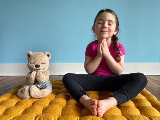 What is a Yoga Mat Natural Teddy Bear?